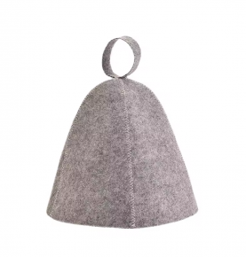 Felt Cotton Japan Sauna Hat Solid Color Washable Sauna Cap Russia Banya Hat Bonnets for Wholesale