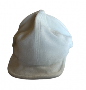 Adjustable Polyester Cotton Japanese Sauna Hat White Washable Towel Cloth Sauna Cap